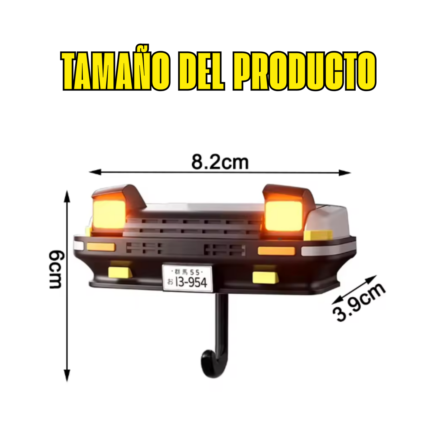 Portallaves AE86 Trueno con Faros Luminosos