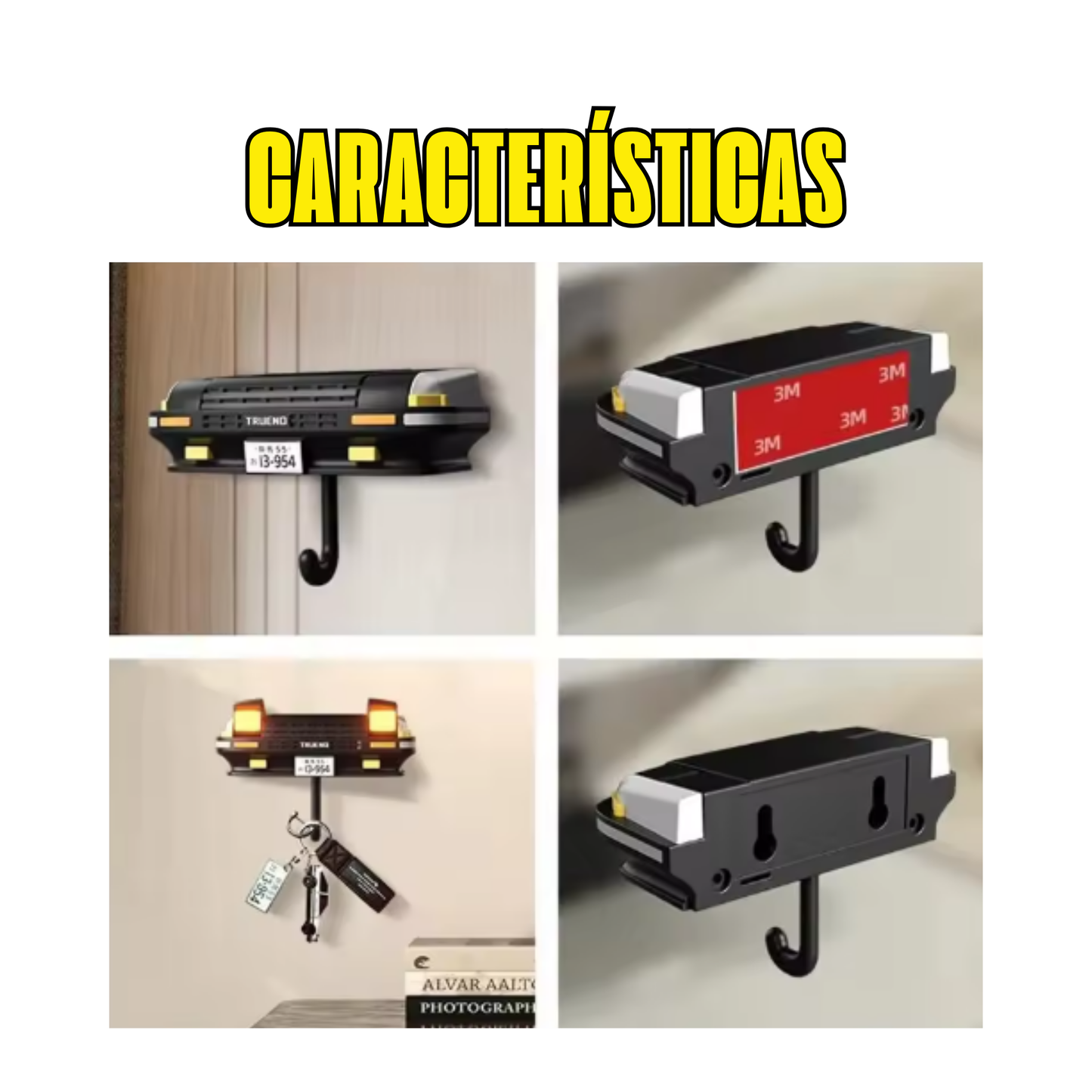 Portallaves AE86 Trueno con Faros Luminosos